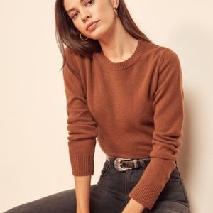 Reformation Cashmere Crew Sweater
